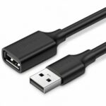 Prelungitor USB UGREEN US103, 2m, Negru