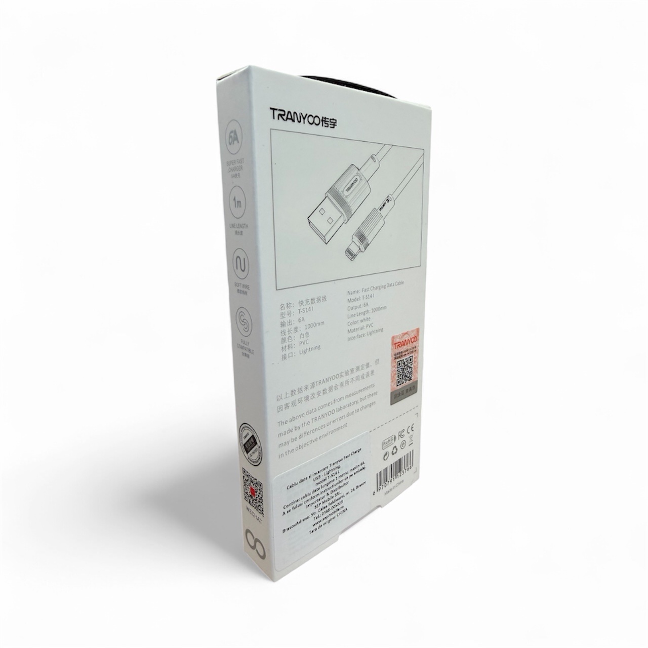 Cablu date USB-Lightning TRANYOO - imagine 2