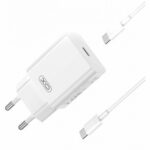 Incarcator Retea Cu Cablu USB-C XO Design L126, 20W, 3A, 1 x USB-C, Alb