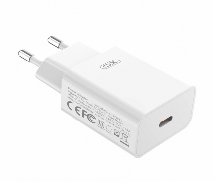 Incarcator Retea Cu Cablu USB-C XO Design L126, 20W, 3A, 1 x USB-C, Alb - imagine 3